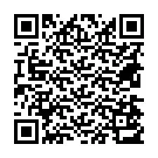 QR-koodi puhelinnumerolle +18634513143