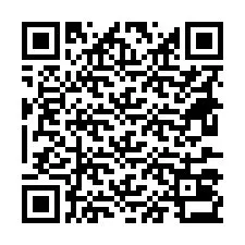 QR-code voor telefoonnummer +18637033010