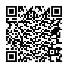 Código QR para número de telefone +18643928043