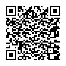 QR код за телефонен номер +18672000000