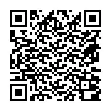 QR kód a telefonszámhoz +18672000019