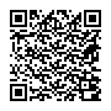 QR-Code für Telefonnummer +18672000025