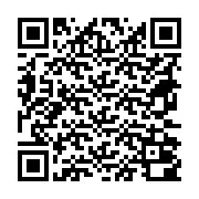 QR-code voor telefoonnummer +18672000030