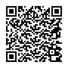 QR Code pour le numéro de téléphone +18672000040