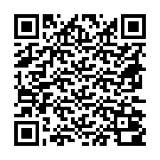 QR-kood telefoninumbri jaoks +18672000048