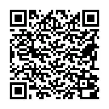 Codice QR per il numero di telefono +18692000017