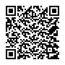 Kode QR untuk nomor Telepon +18700203477