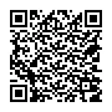 QR-koodi puhelinnumerolle +18702006482