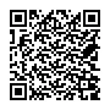 Codice QR per il numero di telefono +18702009027