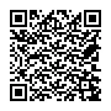 QR-koodi puhelinnumerolle +18702247107