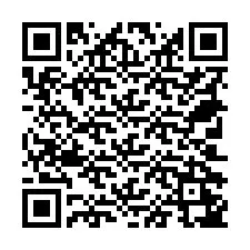 Código QR para número de teléfono +18702247290