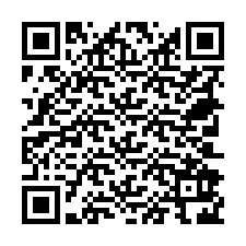 QR-Code für Telefonnummer +18702926994