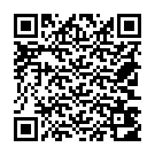 Kode QR untuk nomor Telepon +18703402537