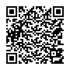 Kode QR untuk nomor Telepon +18703813456