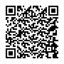 QR код за телефонен номер +18704988850