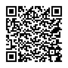 QR-Code für Telefonnummer +18705184448