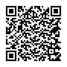 Código QR para número de telefone +18705351222