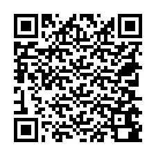 QR Code pour le numéro de téléphone +18705680178