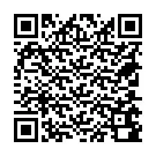 Código QR para número de teléfono +18705680182