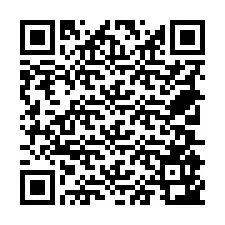 QR-koodi puhelinnumerolle +18705943773