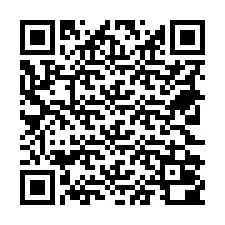 Código QR para número de teléfono +18722000022