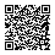 QR-kood telefoninumbri jaoks +18886174011