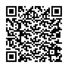 Código QR para número de telefone +19012675984