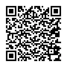 Código QR para número de teléfono +19012834843