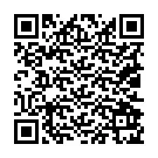 QR kód a telefonszámhoz +19012925799