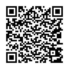 QR код за телефонен номер +19013403434