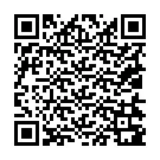 Código QR para número de teléfono +19014381009