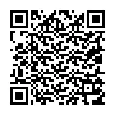 Código QR para número de teléfono +19015116419