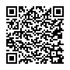 Código QR para número de teléfono +19015381003