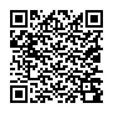 Codice QR per il numero di telefono +19017280999