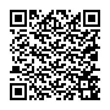 QR код за телефонен номер +19017541768