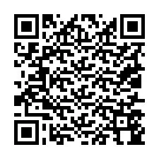 QR код за телефонен номер +19017544289