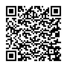 QR-code voor telefoonnummer +19017547480