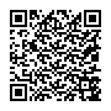 QR код за телефонен номер +19017547481