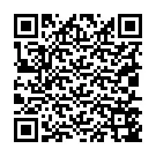 Código QR para número de telefone +19017547630