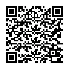 QR kód a telefonszámhoz +19022000021