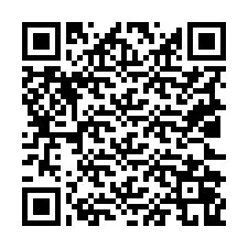 QR-koodi puhelinnumerolle +19022069109