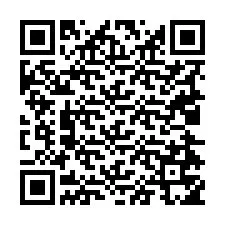 Kode QR untuk nomor Telepon +19024755182
