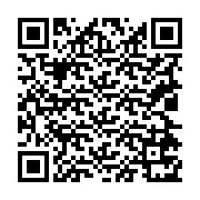 Código QR para número de teléfono +19024771821