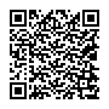 Código QR para número de telefone +19024777059