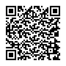 Código QR para número de teléfono +19024826004