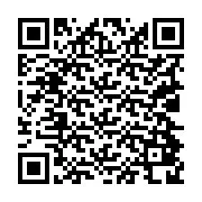 QR kód a telefonszámhoz +19024828278