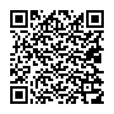 QR kód a telefonszámhoz +19025316227