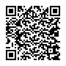 Código QR para número de teléfono +19025607837