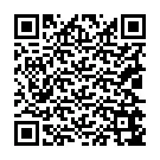 Código QR para número de teléfono +19025647471