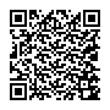 QR-koodi puhelinnumerolle +19025742578